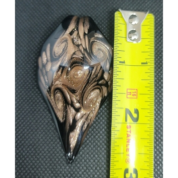 Blue and Brown Art Glass Pendants - Picture 3 of 10